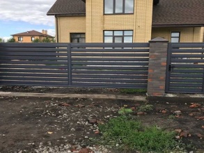 Забор жалюзи 72 метра фото в Одинцово